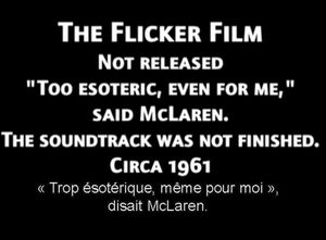 The Flicker Film