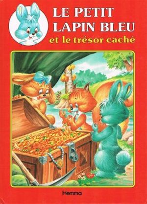 Le petit lapin bleu et le trésor caché