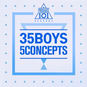 PRODUCE 101 - 35 Boys 5 Concepts (EP)