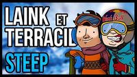 L&T DESSINER UNE GROSSE ZIQUETTE DANS LA NEIGE (Steep)