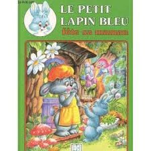 Le petit lapin bleu fête sa maman