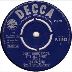 Don't Think Twice, It's All Right (Single)