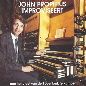 John Propitius Improviseert aan het orgel van de Bovenkerk te Kampen