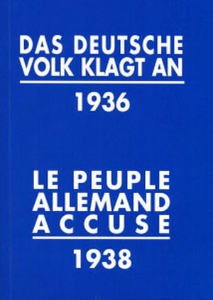 Le peuple allemand accuse 1938