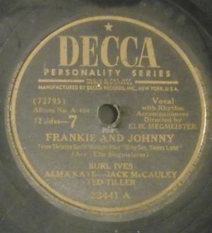 Frankie and Johnny / The Roving Gambler (Single)