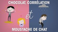 Chocolat, corrélation et moustache de chat