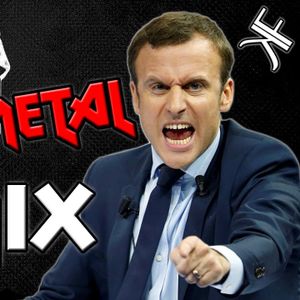 Emmanuel Macron hurle