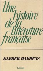 Couverture Une histoire de la littérature française