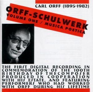 Orff-Schulwerk, Volume 1: Musica Poetica