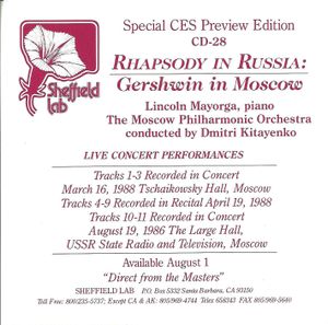 Rhapsody in Russia: Gershwin in Moscow (Live)