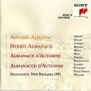Autumn Almanac: Highlights. New Releases 1991