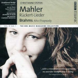 BBC Music, Volume 17, Number 1: Mahler: Rückert-Lieder / Brahms: Alto Rhapsody