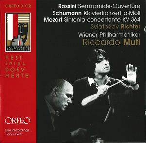 Rossini: Semiramide-Ouvertüre / Schumann: Klavierkonzert a-Moll / Mozart: Sinfonia concertante KV 364 (Live)