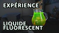 Expérience liquide fluorescent