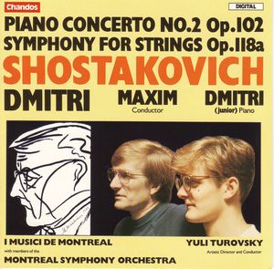 Piano Concerto no. 2, op. 102 / Symphony for strings, op. 118a