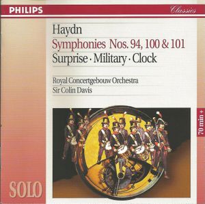Symphonies nos. 94, 100 & 101: Surprise - Military - Clock
