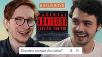 Deux amis réagissent à leur historique internet