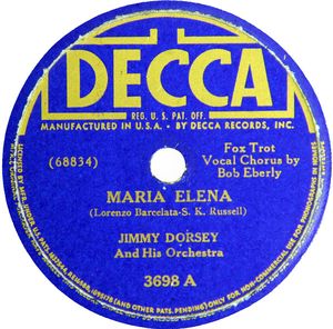 Maria Elena / Green Eyes (Aquellos ojos verdes) (Single)