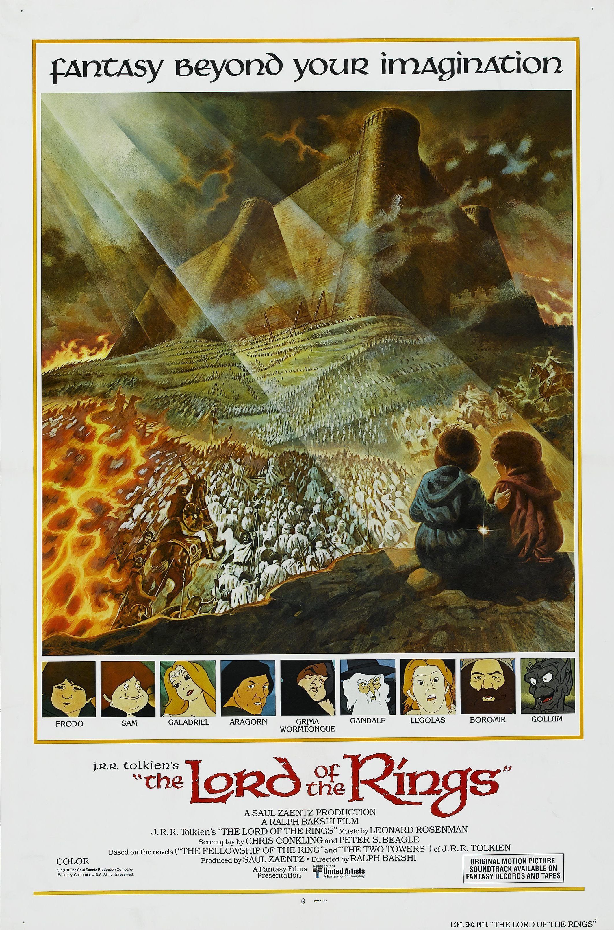 Affiches, posters et images de Le Seigneur des Anneaux (1978)