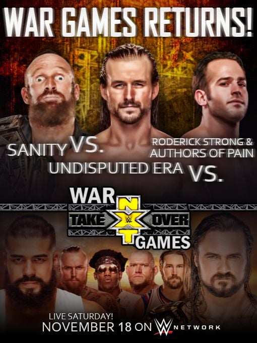 NXT TakeOver : WarGames - Spectacle (2017) - SensCritique