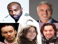 Avec Teddy Riner, David Ginola, Yoann Barbereau,  Eleonore Bernheim et Frédéric Diefenthal