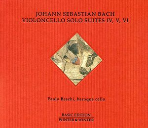 Violoncello Solo Suites IV, V, VI