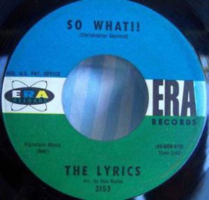 So What!! (Single)