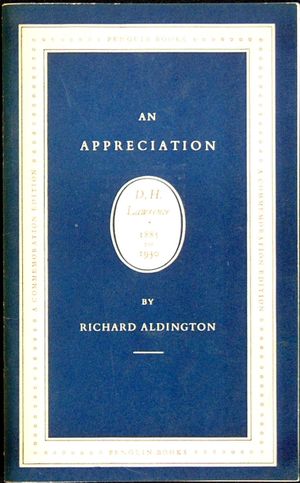 D.H. Lawrence: An Appreciation