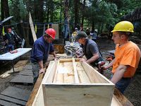 Une cabane à deux étages