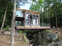 Une cascade dans ma cabane