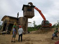 Une cabane au sommet