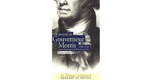 Journal de Gouverneur Morris 1789-1792