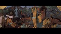 "D’où venons-nous ? Que sommes-nous ? Où allons-nous ?" de Paul Gauguin (1897)