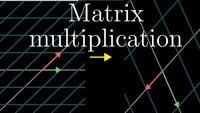 Essence of linear algebra - Ch04 - Matrix multiplication as composition