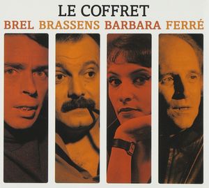 Brel, Brassens, Barbara, Ferré : Le Coffret