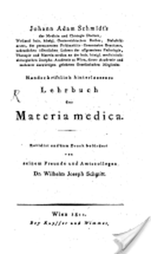 Lehrbuch der Materia Medica