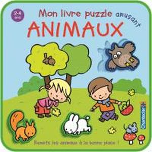 Mon livre puzzle amusant : animaux