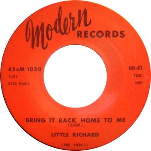 Bring It Back Home to Me / Slippin’ and Slidin’ (Single)