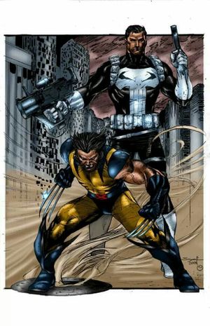 Sur la trace des géants - Récit Marvel : Wolverine/Punisher