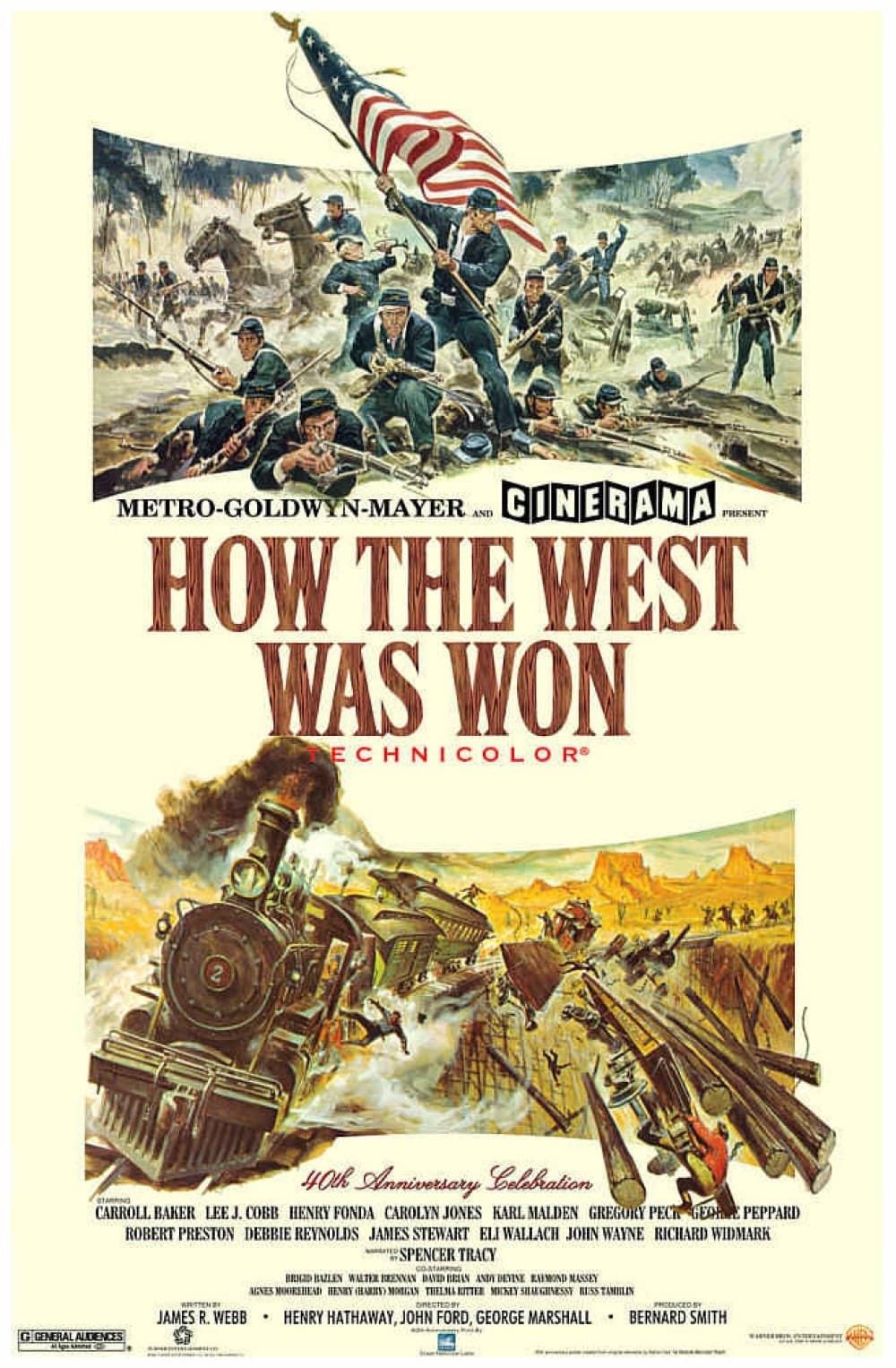 A La Conquete De L'ouest Film Affiches, posters et images de La Conquête de l'Ouest (1963)