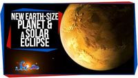 New Earth-Size Planet and a Solar Eclipse