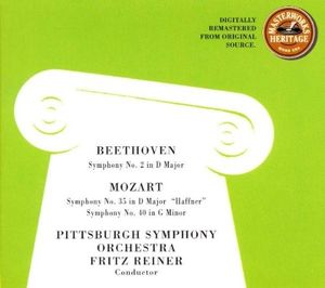 Beethoven: Symphony no. 2 / Mozart: Symphonies no. 35 and no. 40