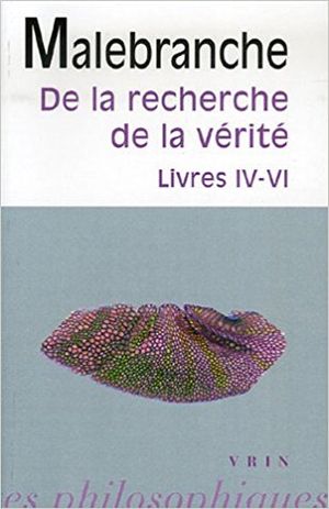 De la recherche de la vérité, Livres IV-VI