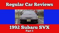 1992 Subaru SVX, Part 1