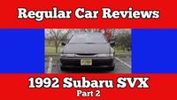 1992 Subaru SVX, Part 2