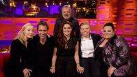 Saoirse Ronan, Eric McCormack, Debra Messing, Rob Beckett, Keala Settle