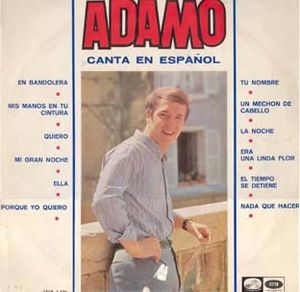 Adamo canta en español