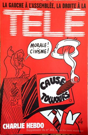 Charlie Hebdo - Supplément 263 - La gauche à l'Assemblée, la droité à la télé