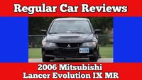 2006 Mitsubishi Lancer Evolution MR