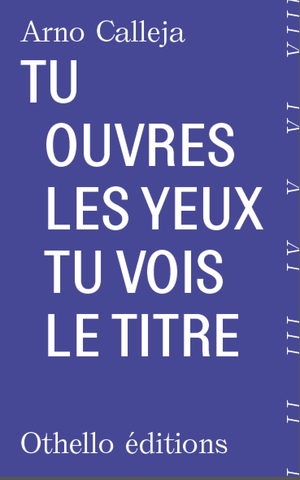 Tu ouvres les yeux tu vois le titre